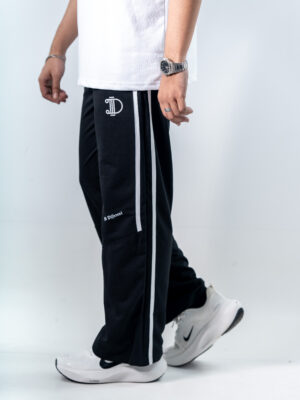 Black Dual Stripe Sweatpants