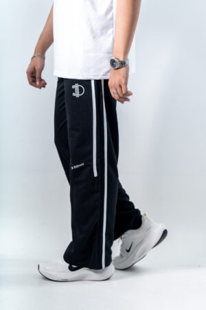 Black Dual Stripe Sweatpants